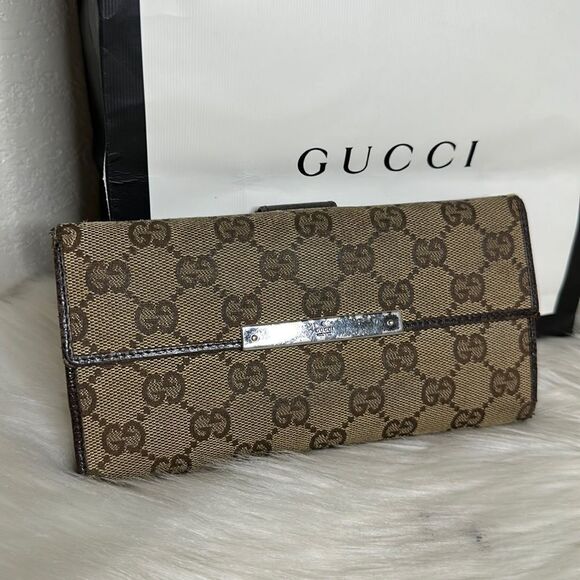 💯Authentic Gucci Long Wallet🍀 - Picture 1 of 15